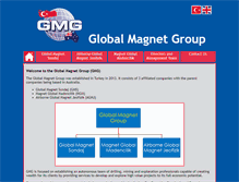 Tablet Screenshot of globalmagnetgroup.com
